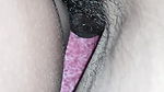 Hairy Black Asian Pussy Close-Up