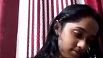 firm boobs mallu GF removing bra and topless video call
