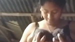 Bengali village girl bra removed and boobs pressing