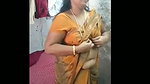 Hot bbw aunty Strips saree