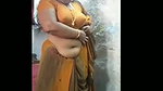 Hot bbw aunty Strips saree