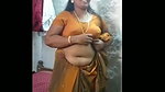 Hot bbw aunty Strips saree