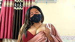 88pink 5 pink saree arpit show nepali randi bhabhi