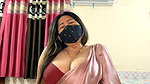 88pink 5 pink saree arpit show nepali randi bhabhi
