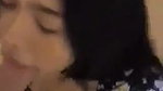 Asian girl sucking dick