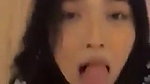 Asian girl sucking dick