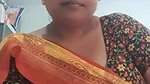 chubby MILF in saree showing naked boobs and pussy