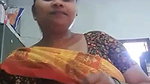 chubby MILF in saree showing naked boobs and pussy