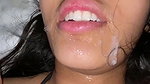 cum on lips