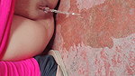 Indian Wife PinkyRai Pissing in the bathroom