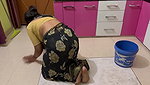 I was Cleaning hot in home