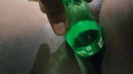 Inserting Sprite cool drinks bottle. Hot video