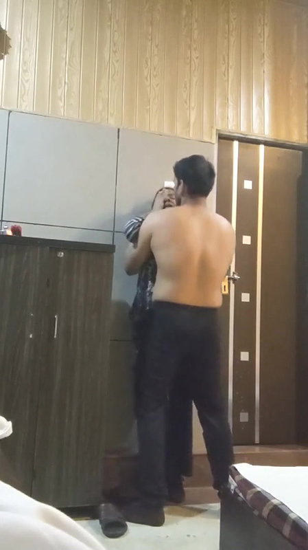 Horny Lovers Blowjob Stand Fucking 01