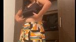 boob show during dress change