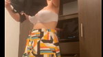 boob show during dress change