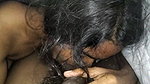 Cute Tamil couple sex under blanket