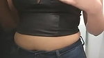 boob show during dress change