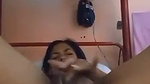 horny girl mastrubated and fingering with sticky discharge