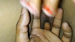 Real indian girl fingering homemade