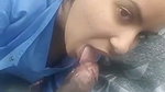 Desi wife blowjob in car