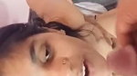 Sexy Desi Girl Sucking Nicely and Taking Cum on Face