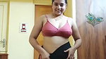 Cute Curvy Sexy Bhabhi Showing Her Big Boobs and Pussy