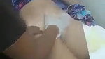 Cute Girl pussy waxing hair remove from vagina