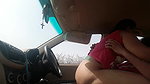 Outdoor Couple Khudai In Car With Moaning