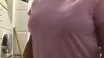 chubby girl nude show in bathroom
