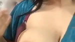 Desi bhabhi showing her big boobs on video call