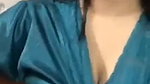 Desi bhabhi showing her big boobs on video call
