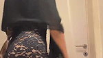 Hijab slut assshow 1