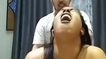 Lady getting fucked really hard shes moaning loudly