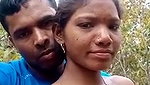 Married Tamil Couple Outdoor Having Fun