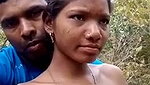 Married Tamil Couple Outdoor Having Fun