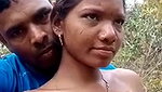 Married Tamil Couple Outdoor Having Fun