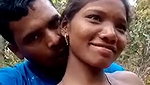 Married Tamil Couple Outdoor Having Fun