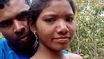 Married Tamil Couple Outdoor Having Fun