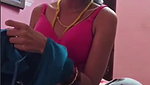 Newly married slim bhabhi wearing pink bra infront of hubby husband