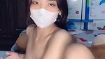 mask girl nude show