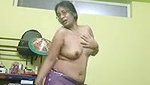 Desi Aunty Dancing Topless After Stripping Saree
