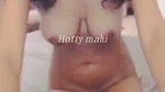 Young College girl shows her boobs to her boyfriend on WhatsApp call