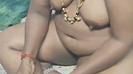 paid Tamil slut aunty counting money in nudity