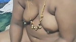 paid Tamil slut aunty counting money in nudity
