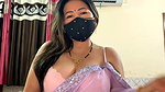 88pink boobs open pink saree pink bra nepali randi bhabhi