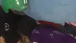 hijabi girl fucked by helmet guy