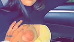 Gf boobs groped in car