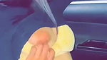 Gf boobs groped in car