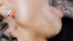 horny wife enjoys blowjob with cleavage show MMS sex