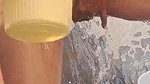 Desi aunty bathing